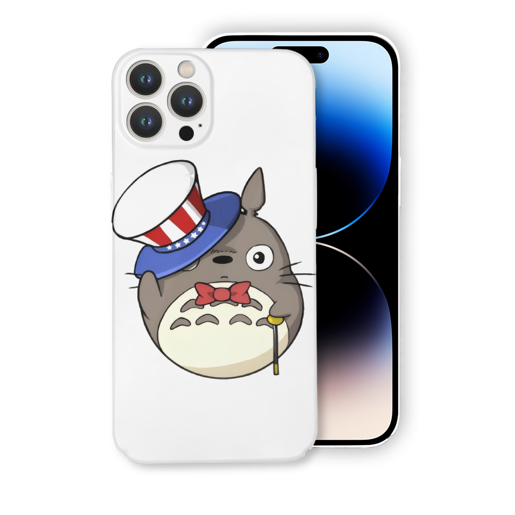（画像用） となりのトトロ 草壁メイ 草壁サツキ My Neighbor Totoro Satsuki Kusakabe Mei Kusakabe 【iPhone 14シリーズ対応】ハードケース
